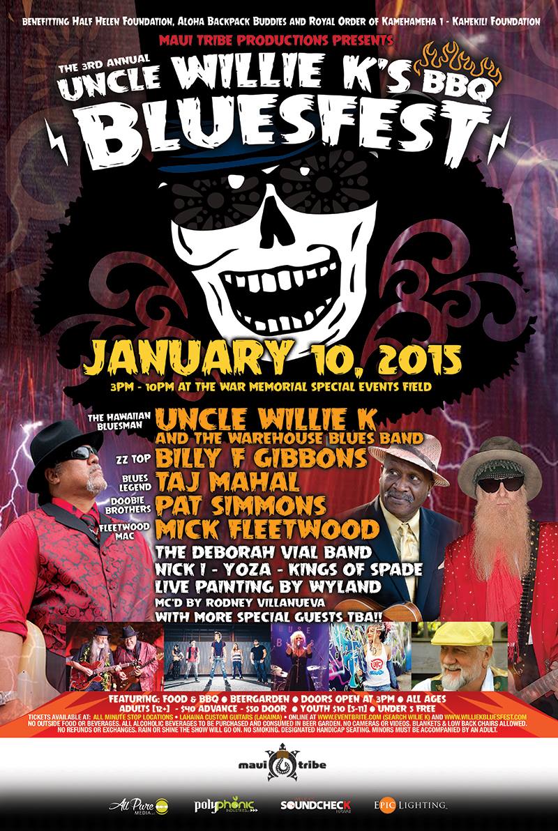 Willie K Blues Festival and Barbeque 2015